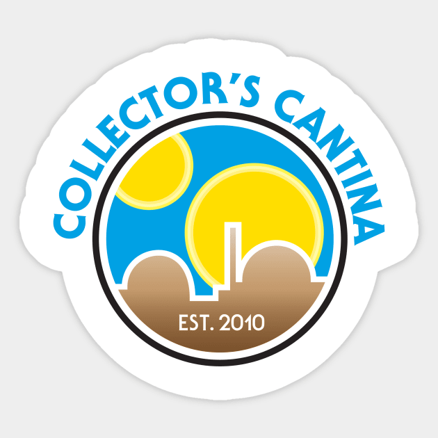 Collector's Cantina (BLUE) Sticker by CollectorsCantina